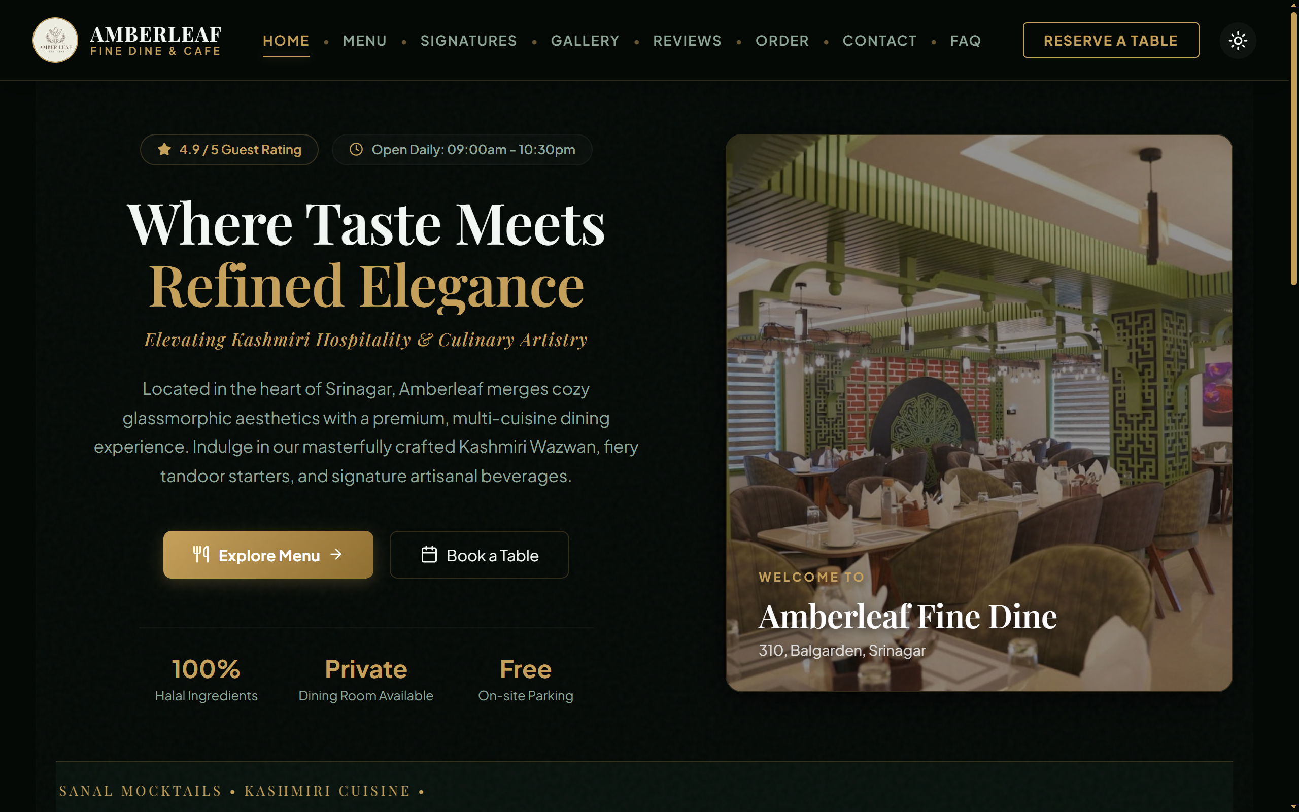 Amberleaf Restaurant